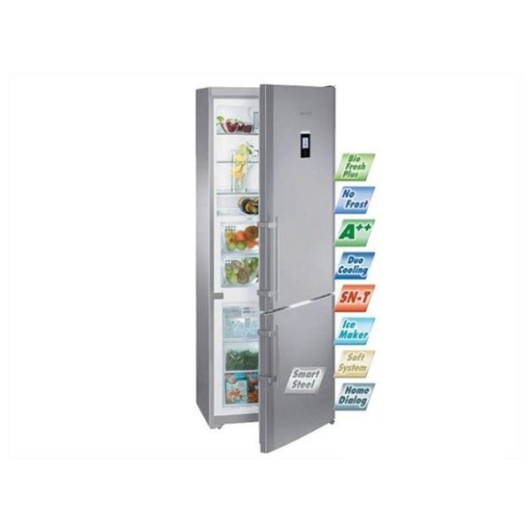 Réfrigérateur Liebherr CBNPES5167 avec congélateur en bas 411 litres Froid Ventilé